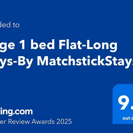 Large 1 Bed Flat-long Stays-by Matchstickstays